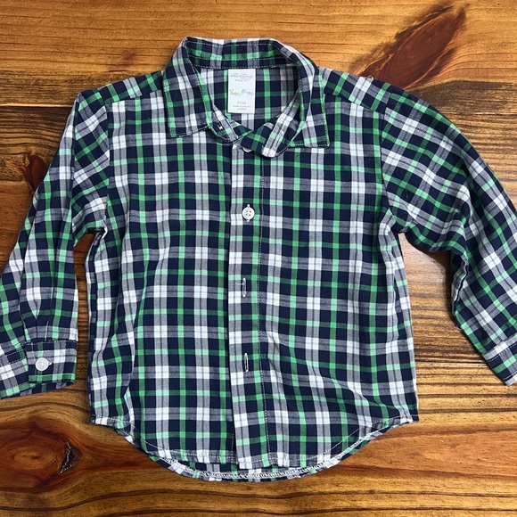 24m Plaid Shirt - Picture 1 of 2